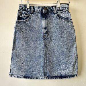 Essentials Sport Vintage Blue Denim Mini Skirt Women’s 10 Cotton USA